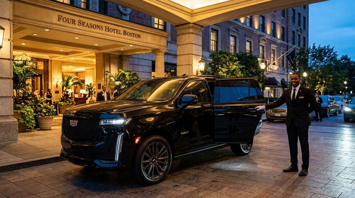 Black Cadillac Escalade-V